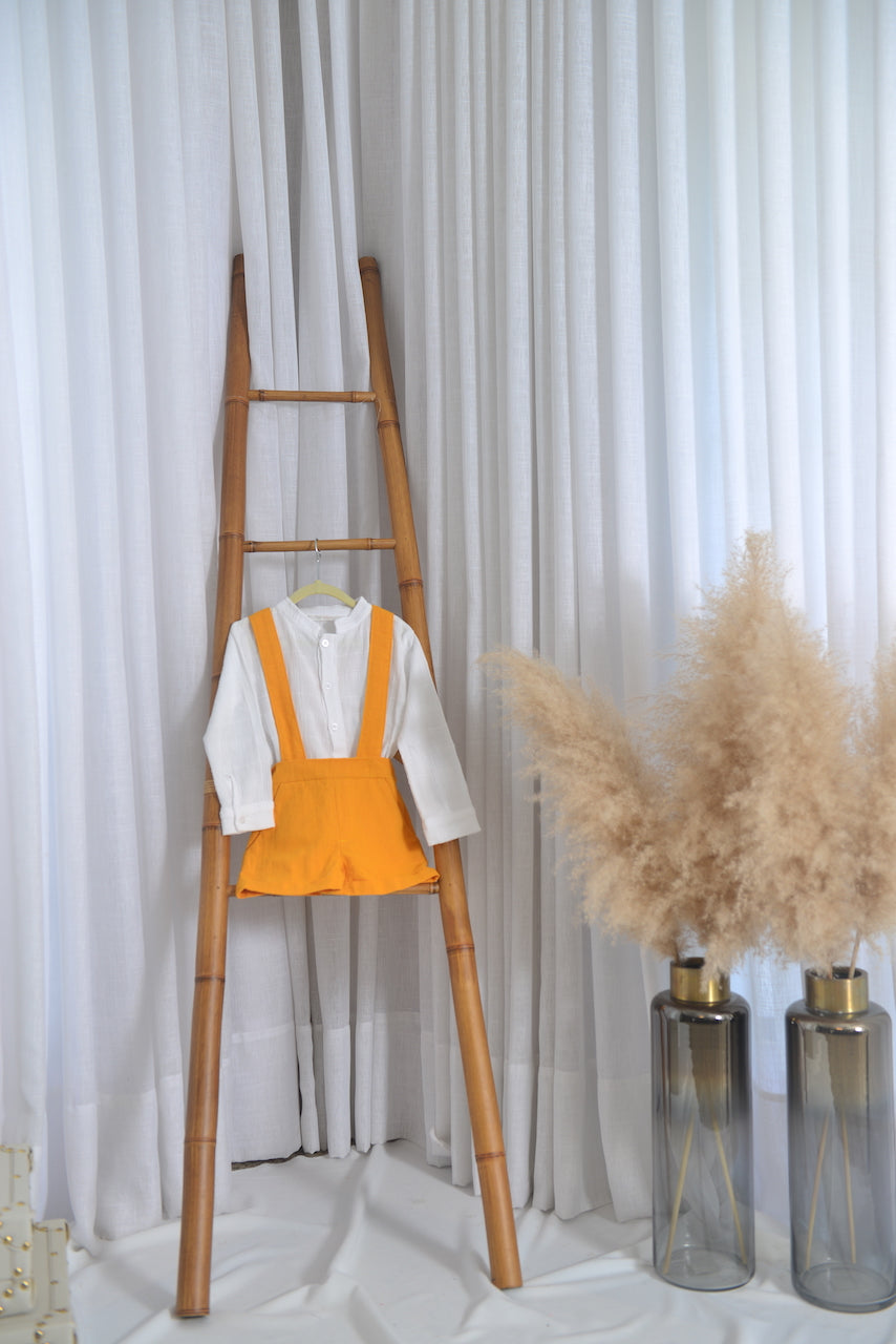 Camisa de algodão branco