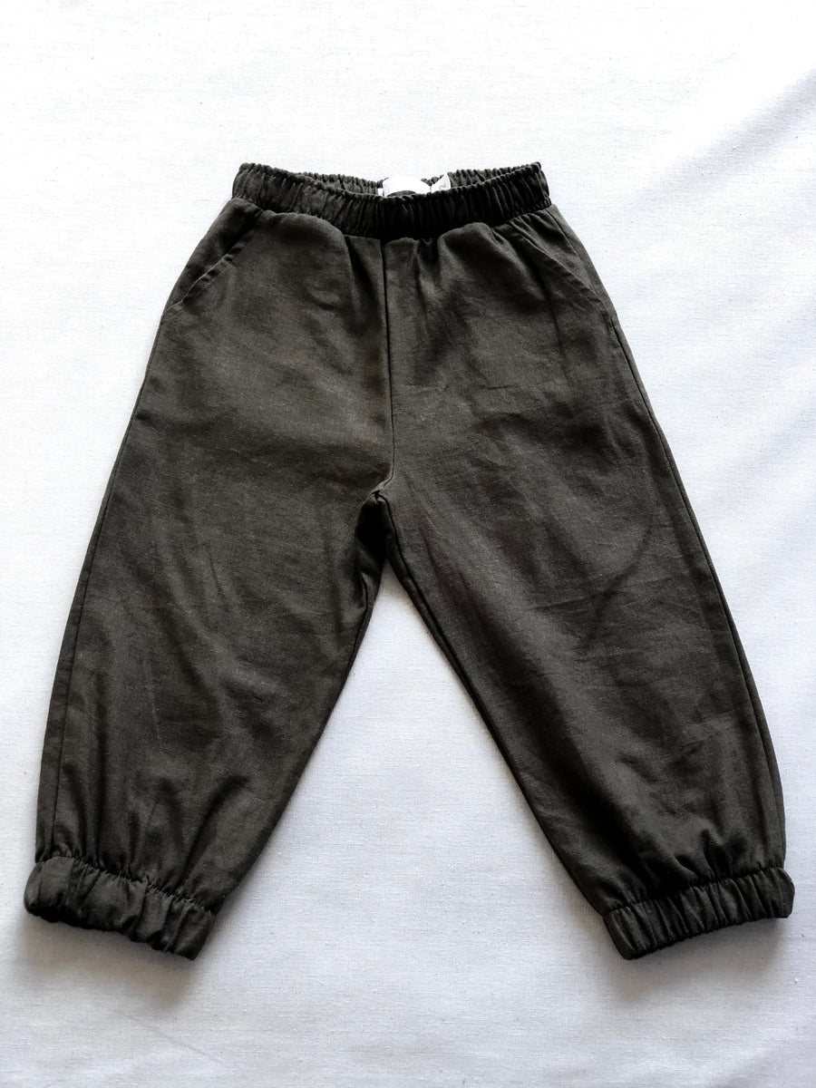 Calça jogger em linho Charlotte