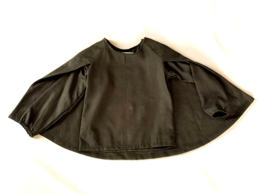 Blusa com capa em linho Juliette