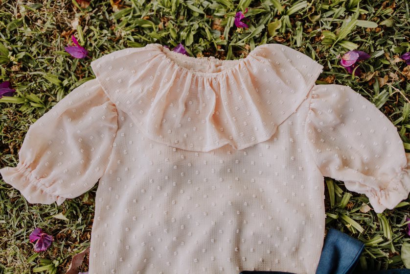 Blusa em algodão branco