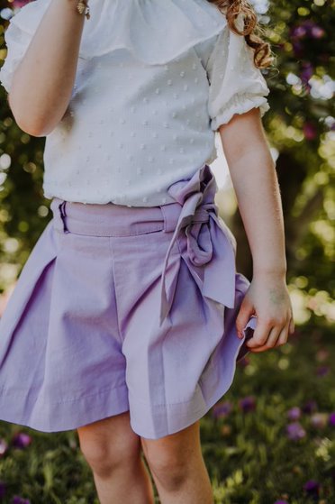 Shorts em linho