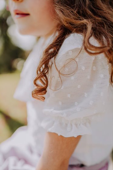 Blusa em algodão branco