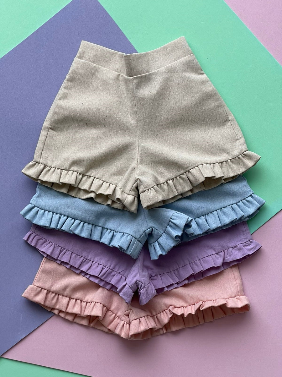 Shorts em linho Lilou